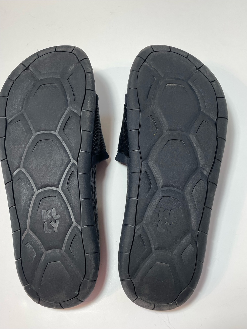 KLLY Black Apollo Adjustable Slide Sandals Men’s 12 - Picture 5 of 10